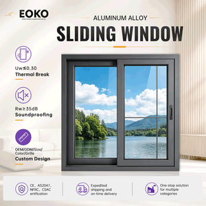 EOKO Commercial Double Glazed Aluminium Sliding Window