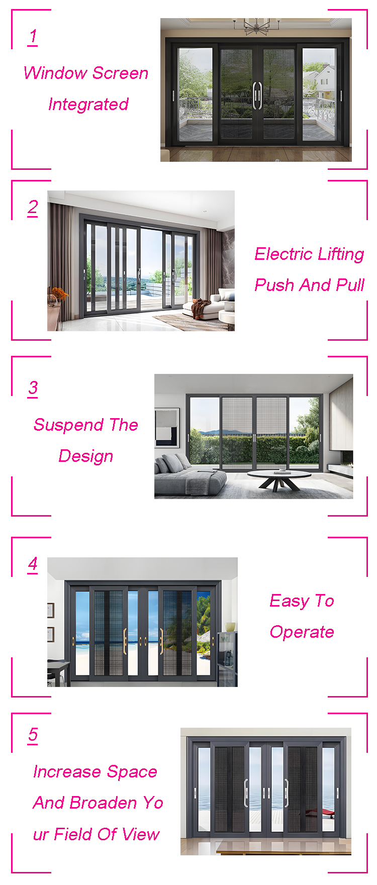 Window Glass Processing Features
