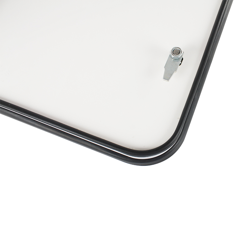 CAPEXRV 800x450mm RV Luggage Door with Rounded Corners and Locks Caravan Exterior Aluminum Alloy Storage Hatch Door