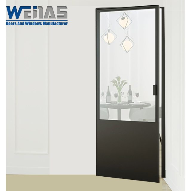 Minimalist Ultra Narrow Slim Aluminum Frame Casement Door