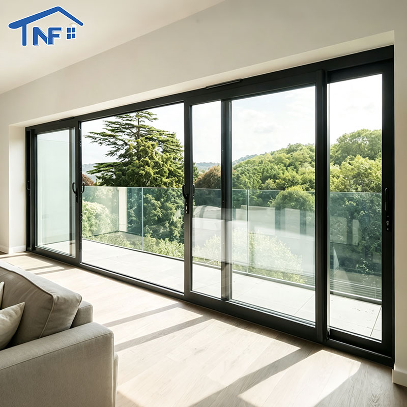 Sliding Door Modern House Aluminum Windows And Doors Design Triple Double Glass Sliding Doors For Outdoor &amp; Interior Use