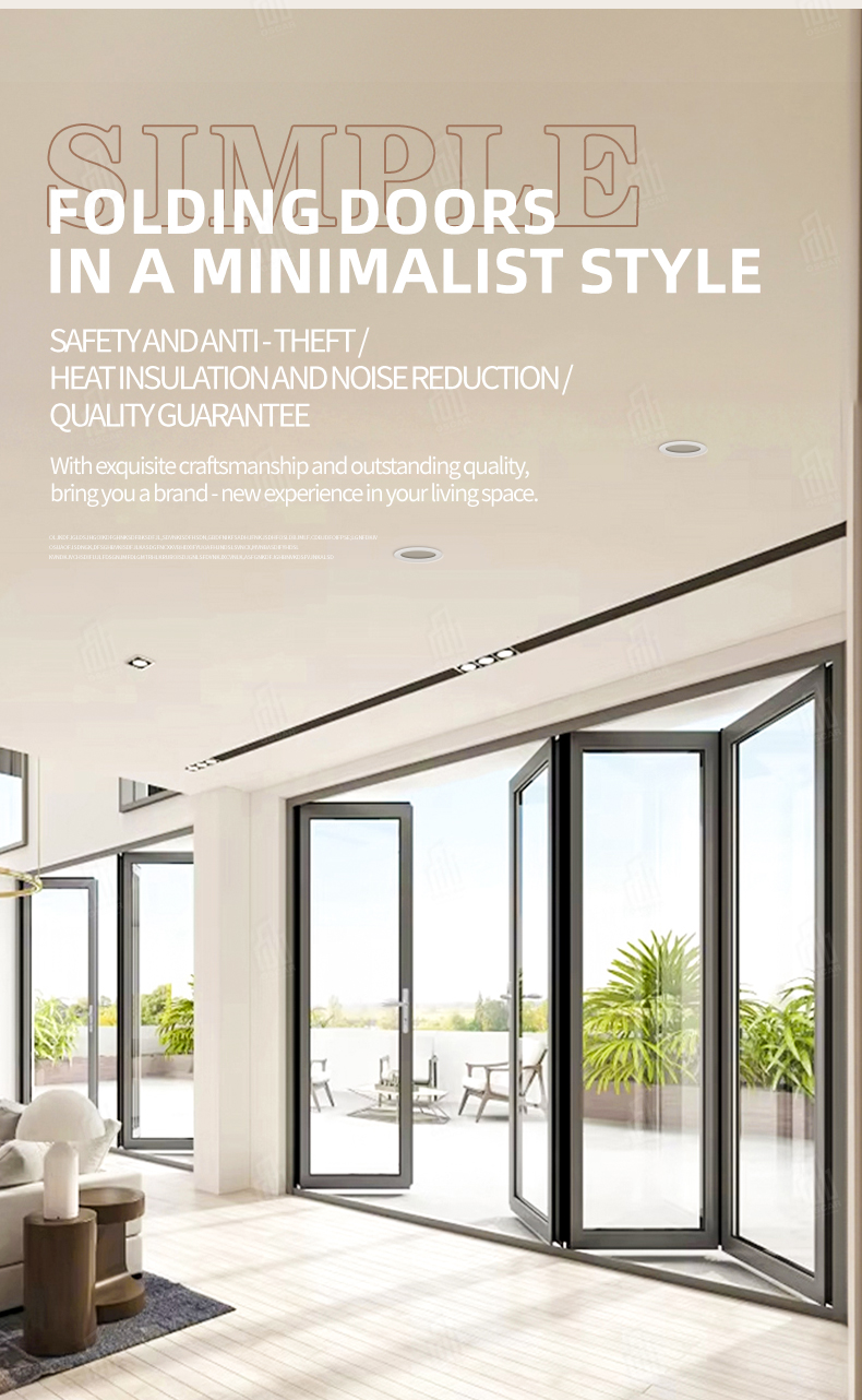 Interior Folding Glass Partition