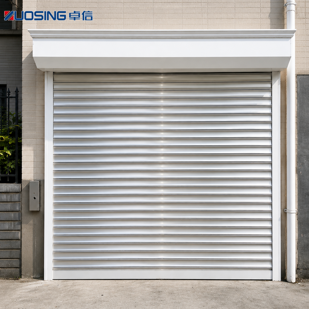 Perforated Aluminum Rolling Shutter 77mm Lighting Ventilation Storefront Display Garage Door Window for Shop