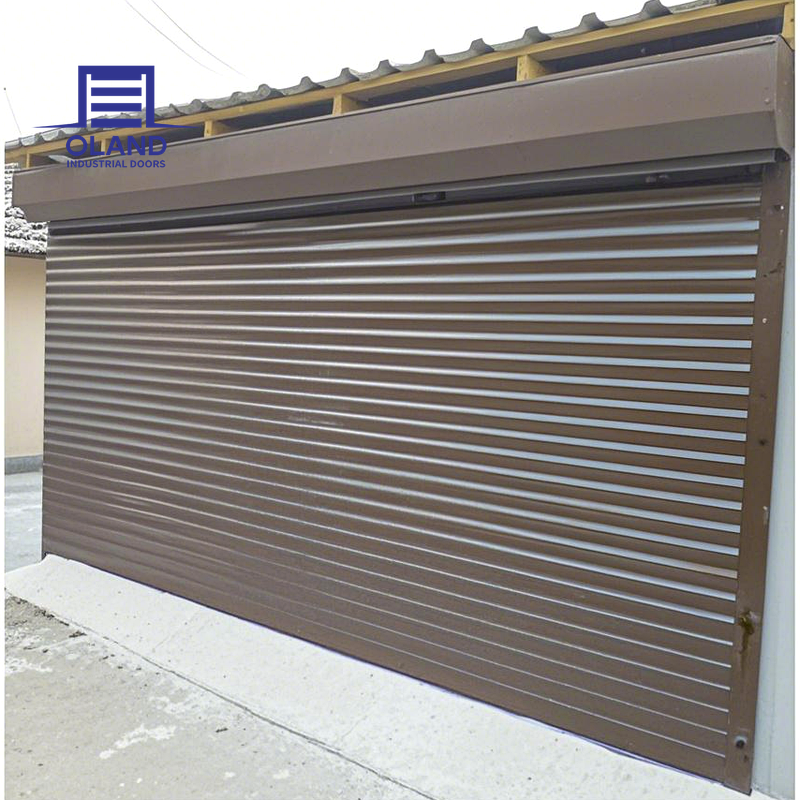 Windproof Aluminum Rolling Shutter Door for Shop Fronts Commercial Warehouses and Factory Exterior Openings