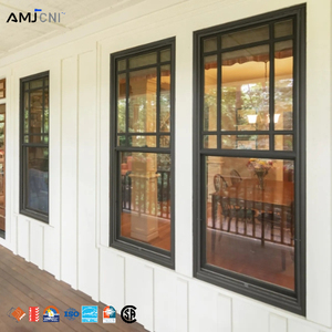 Modern Aluminum Vertical Sliding Double Hung Windows