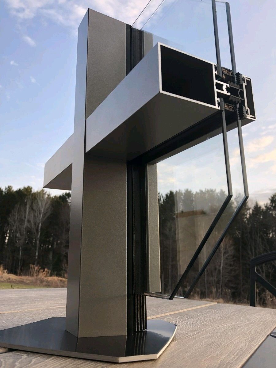 Storefront Building Material Curtain Wall Window Modern Facade Panels Tempered Aluminum Glass Curtain Walls