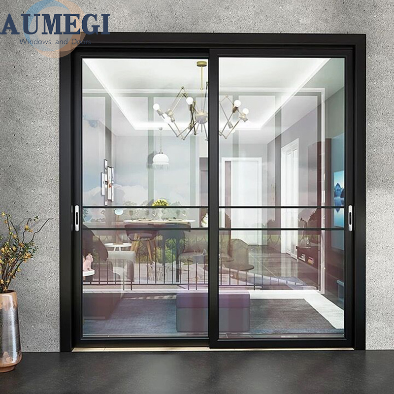 Aumegi Best Price Alu Sliding Doors Suit For Glass Slide Doors Chinese Sliding Door