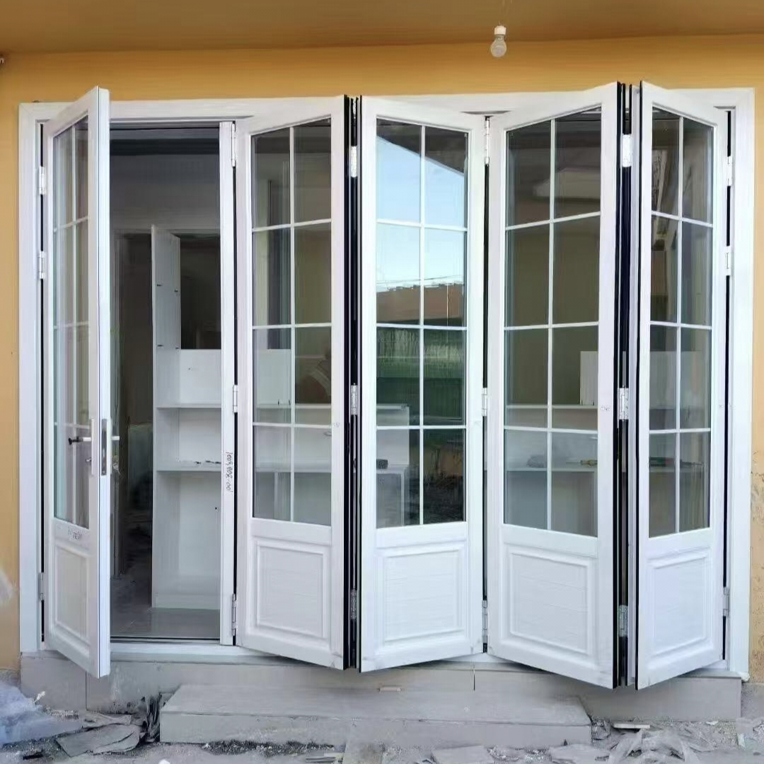 CE Certified Air Water Tight Exterior Assembly for Chain Hotel Balcony and Tourist Lounge Space Folding Door