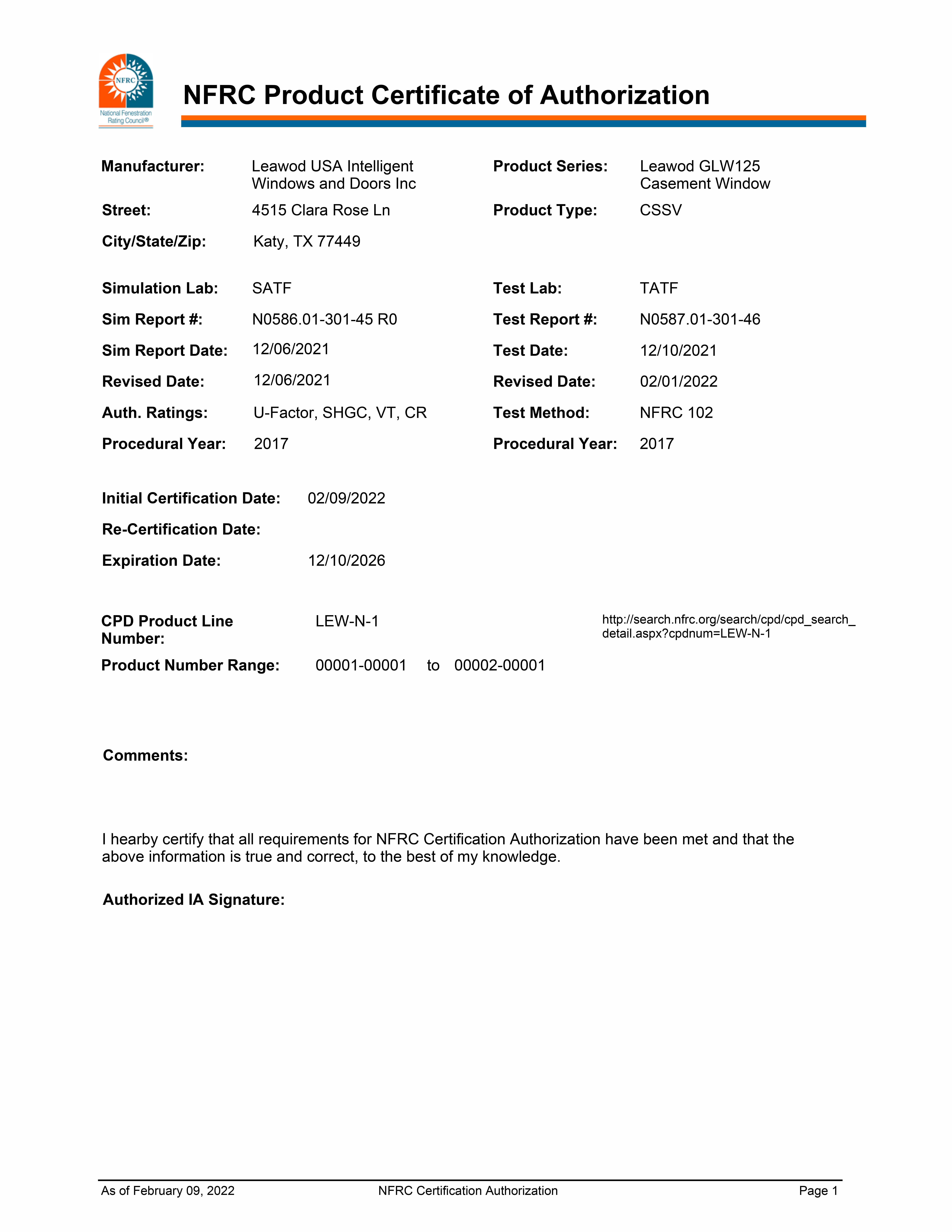 Certification 2