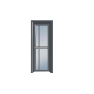 Fuson Eco-Friendly Aluminium Frame Glass Screen Hinge Door Mosquito Net Door Aluminum Screen Door