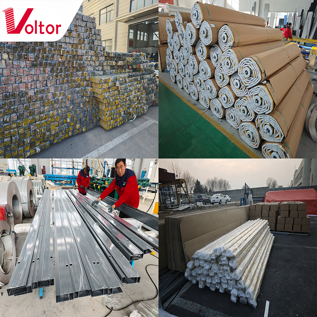 Automatic Aluminum Roller Shutter Door High Speed Hard Rolling Shutter for Commercial Shop Security Dustproof Metal Door