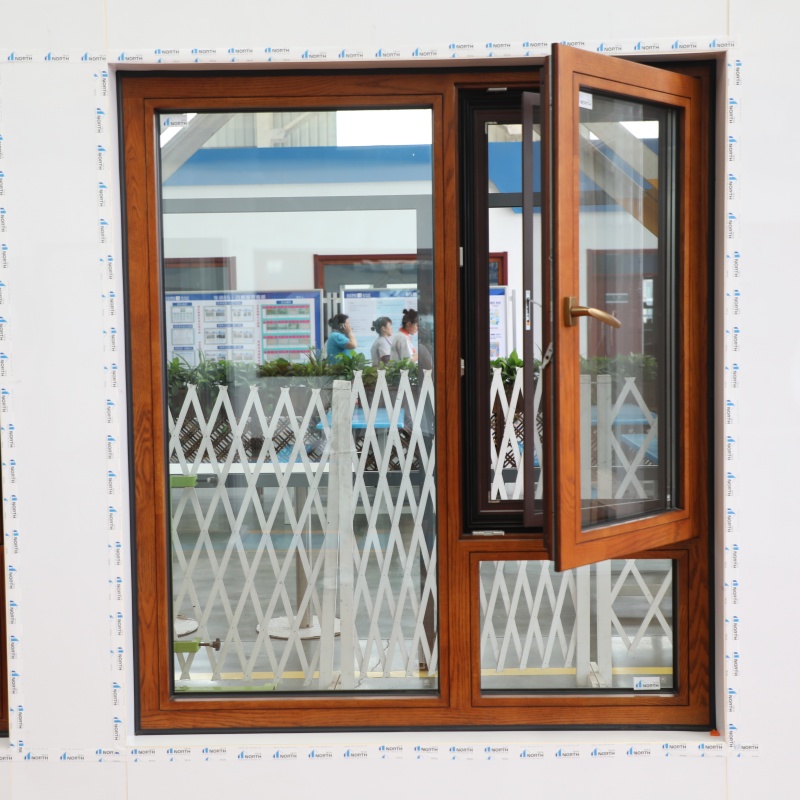 High Performance Aluminum windows Modern Wooden Window Designs Aluminum Clad Wood Casement windows