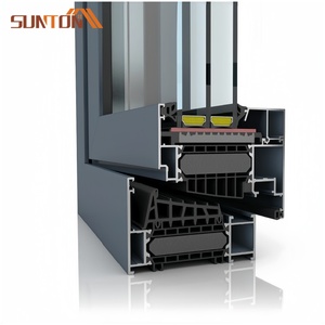 Thermal Break Aluminum Casement Window Low-E