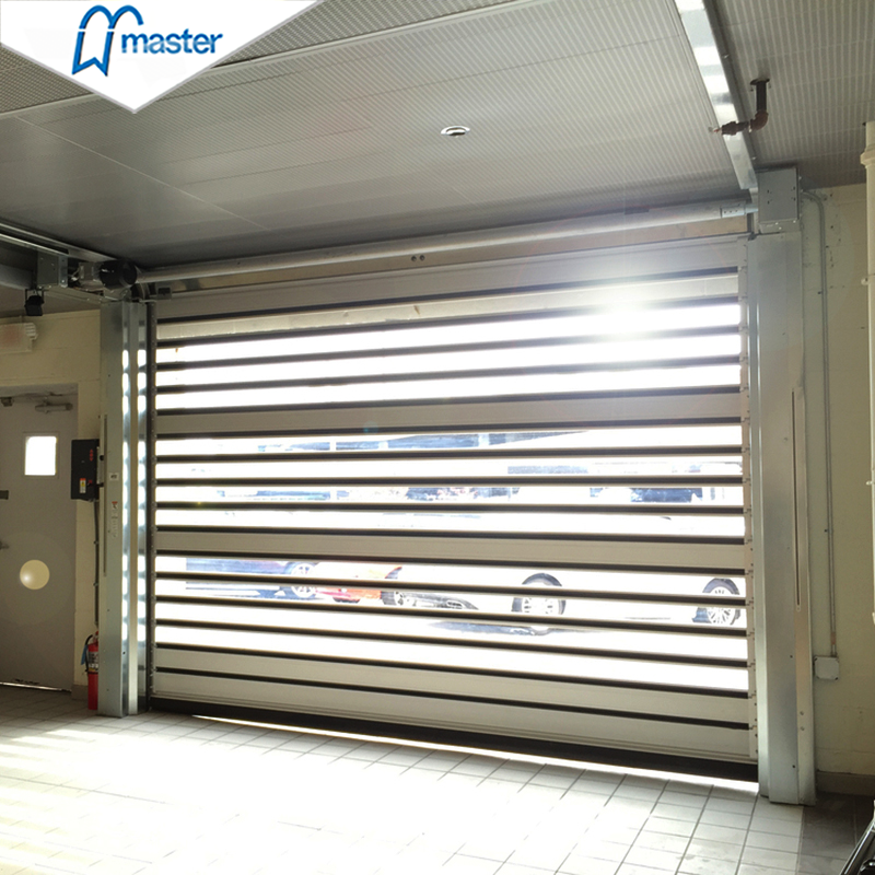 Master Well Wholesale Industrial Warehouse Security Rolling Roller Shutter Door Fast Roll up Aluminum High Speed Spiral Doors