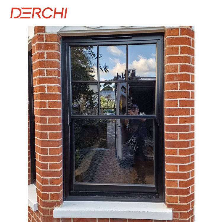 Double Hung Windows Modern Design High Quality of Aluminium Sash Windows Custom Hung Windows