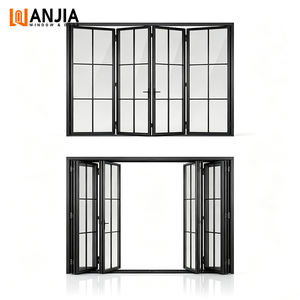 American Standard Grill Design Interior Bi Fold Folding Door Villa Accordion Aluminum Folding Patio Door