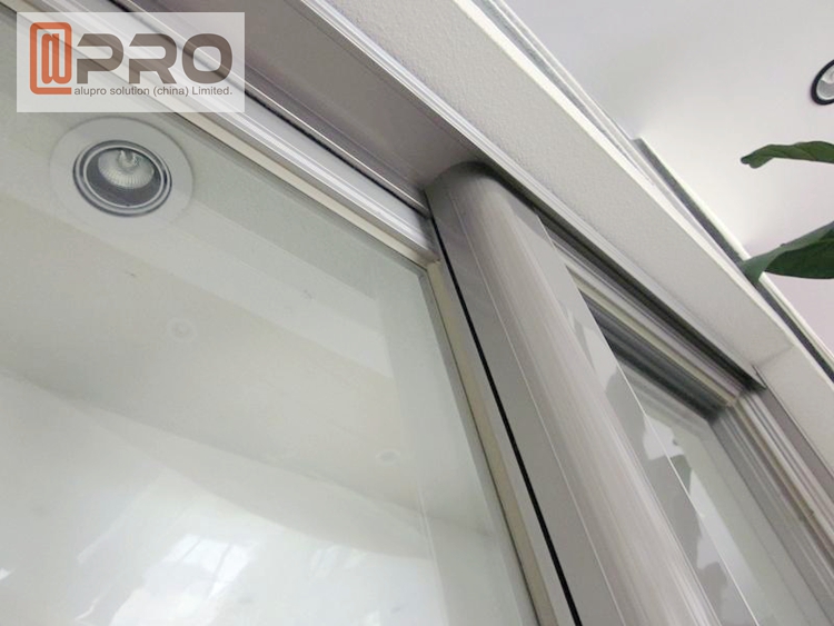 Aluminum Glass Black Wardrobe Wood Wooden Sliding Door Design