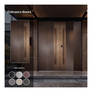Smart Security Aluminum Double Entry Door