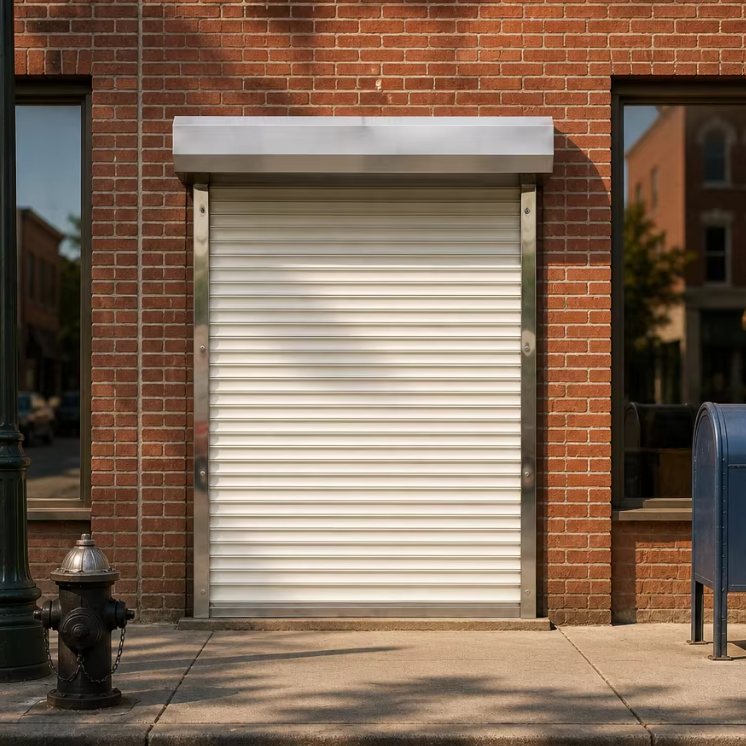 Scene presentation of aluminum roller shutter door
