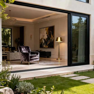 Heavy-Duty Energy Efficient External Glass Large Sliding Patio Doors