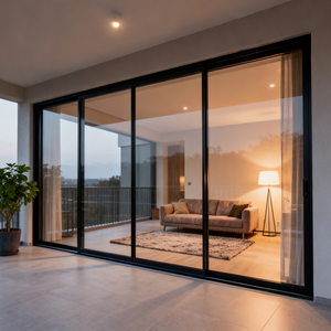 Customized Double Glazed Aluminium Sliding Glass Door