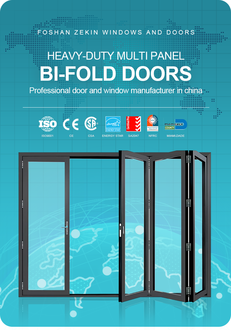 ZEKIN Aluminum Folding Door Product Overview