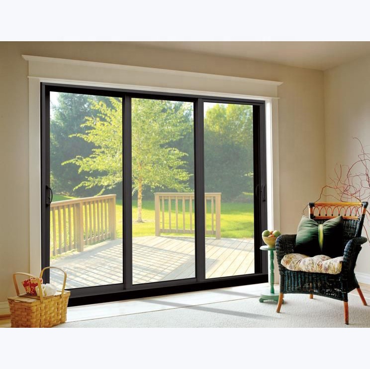 High Quality Exterior Aluminum Sliding Glass Patio French Door From China Factory
