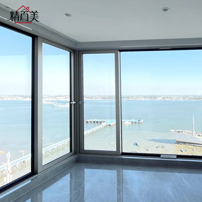 High Quality Personalized Folding Screen Aluminium Alloy Corrosion Resistant Side Pressure Sliding Window for Humid Coastal