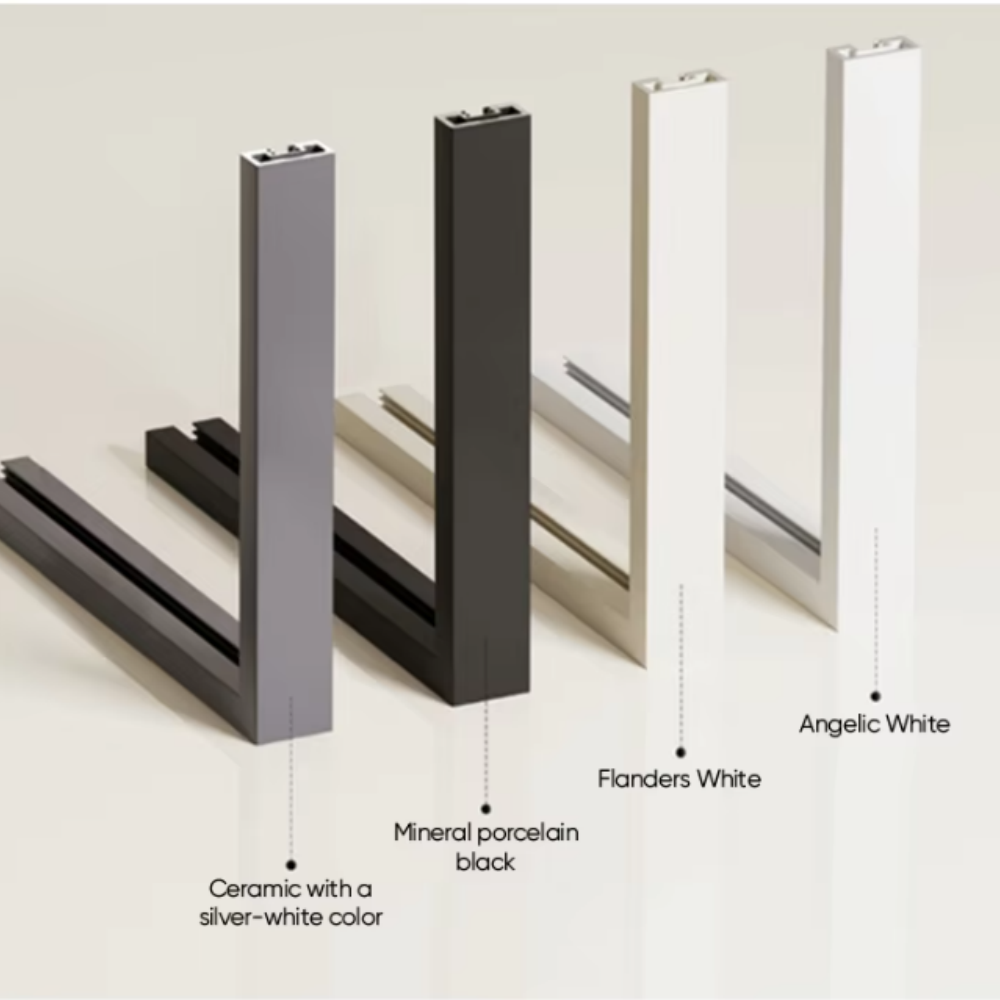 Windproof Exterior Thermal Break Double Front Aluminum Spring Door French Glass Aluminum Alloy Windproof Modern Hinged Door