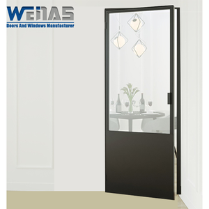 Minimalist Ultra Narrow Slim Aluminum Frame Casement Door