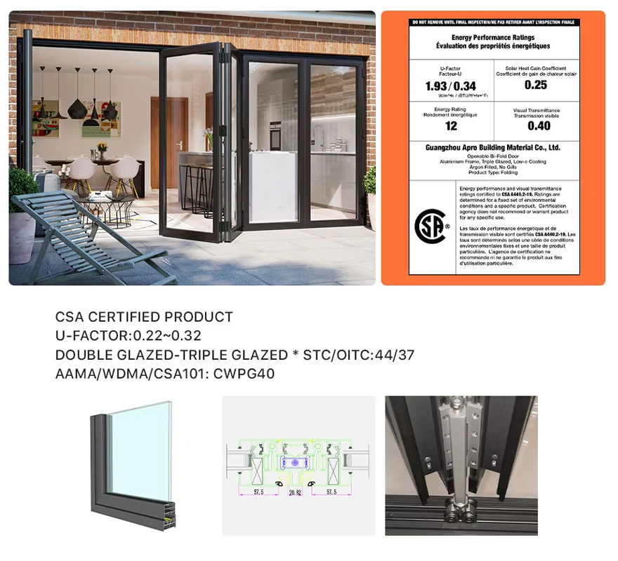 Bi-Fold Door Structural Profiles