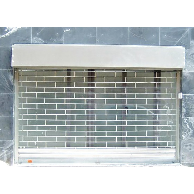 High Security Perforated Roller Shutters Counter Aluminium Rolling up Perforated Shutters Custom Designs Auto Perforated Doors