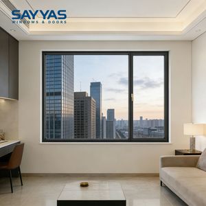Soundproof Aluminum Clad UPVC Opening Sashes
