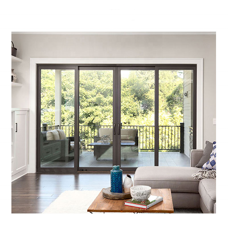 High Quality Exterior Aluminum Sliding Glass Patio French Door From China Factory