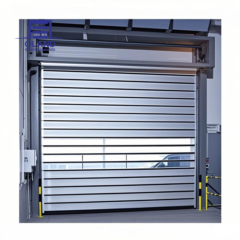Exterior Hurricane Windproof Energy Saving Hard High Speed Spiral Fast Door Auto Aluminum Rolling Shutter Doors