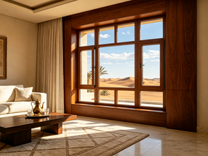 Custom Aluminum Alloy Clad Wood Casement Door