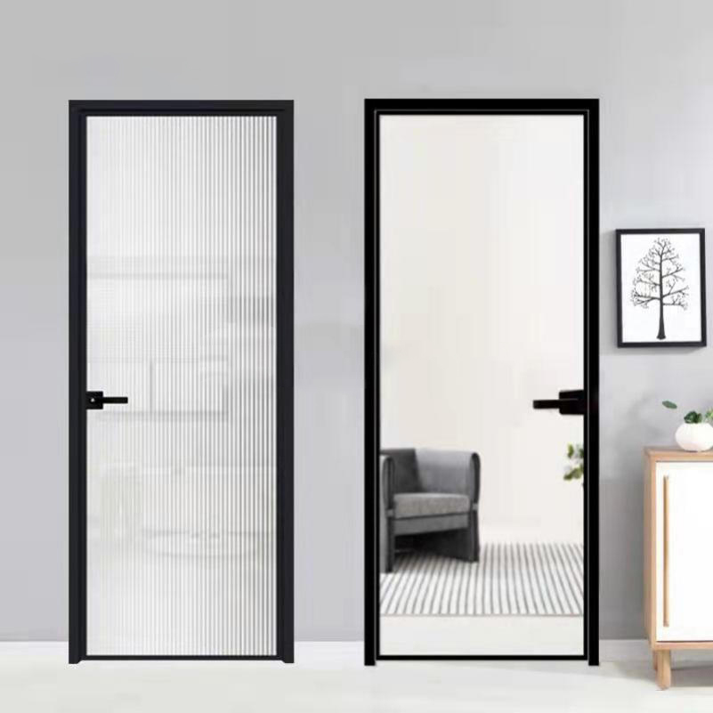 Style High Traffic Half Metal CE &amp; FDA Certified Narrow Sliding Swing Kitchen Door