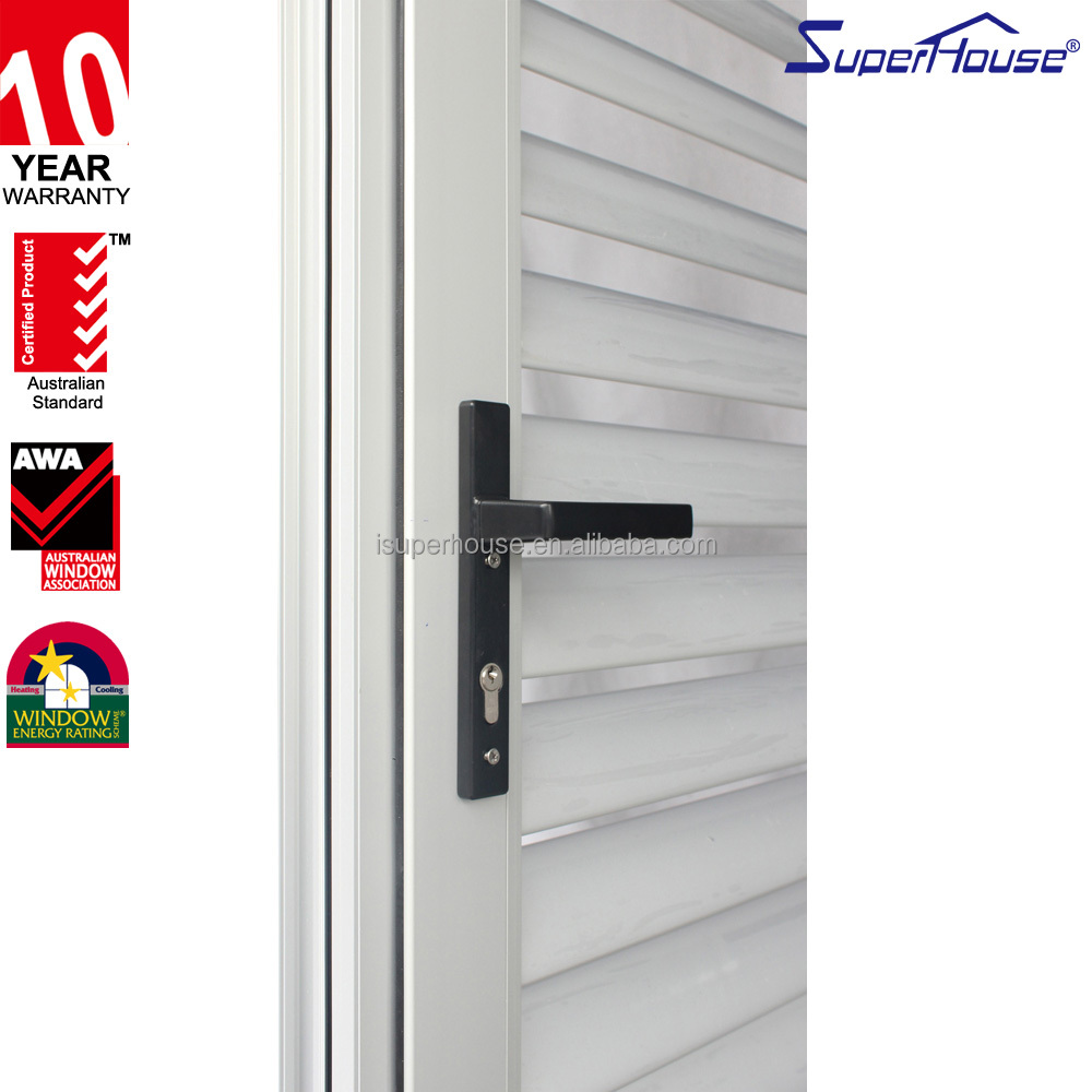 Superhouse Economical Exterior Aluminium Louver Swing Out Door