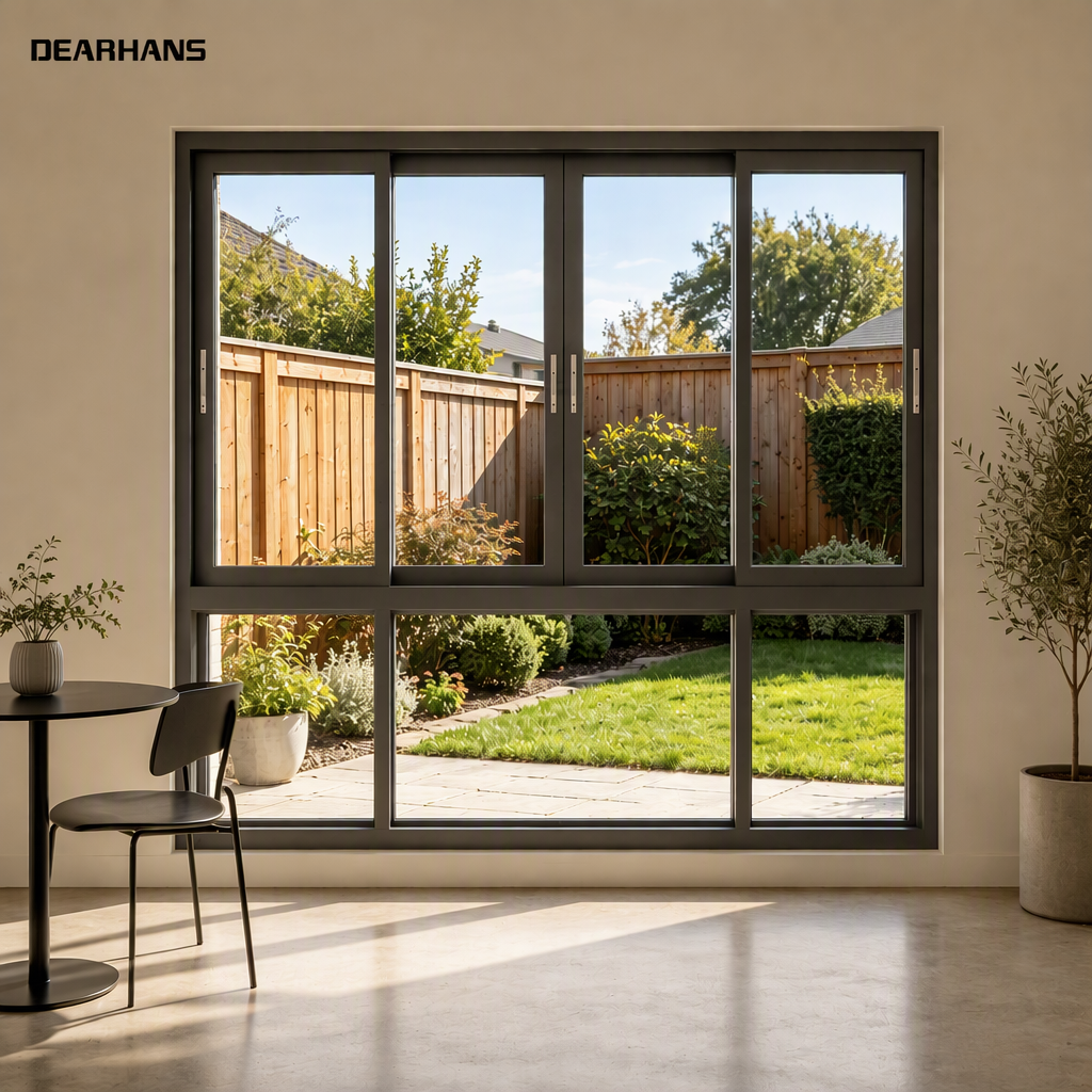 Aluminum Energy Efficient Design Sliding Windows Slide Smoothly Windows Others Sliding Glass Aluminum Sliding windows