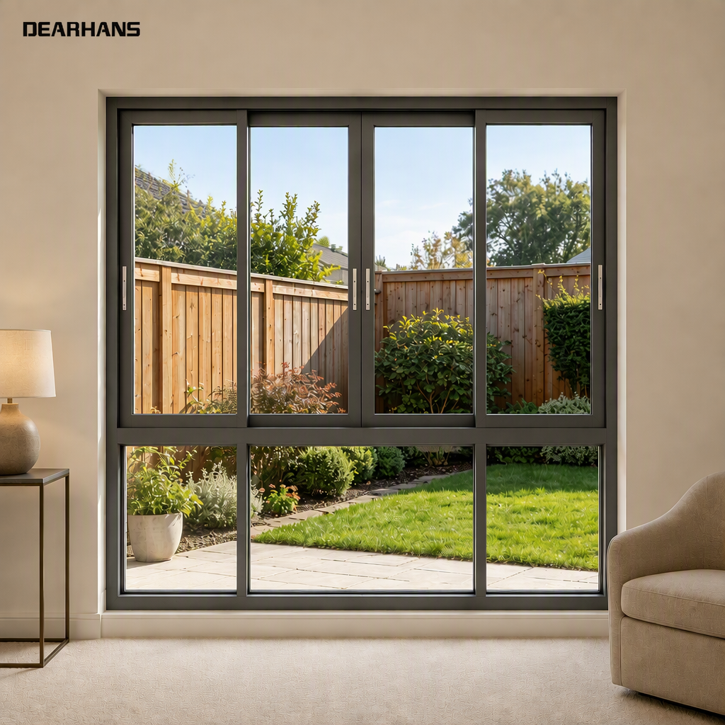 Aluminum Energy Efficient Design Sliding Windows Slide Smoothly Windows Others Sliding Glass Aluminum Sliding windows
