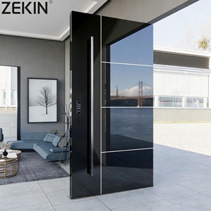 ZEKIN Foshan Modern Design Aluminum Front Entry Doors Company Luxury Security
