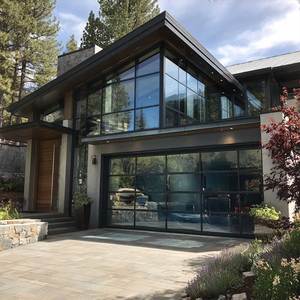Commercial Full View Aluminum Glass Garage Doors