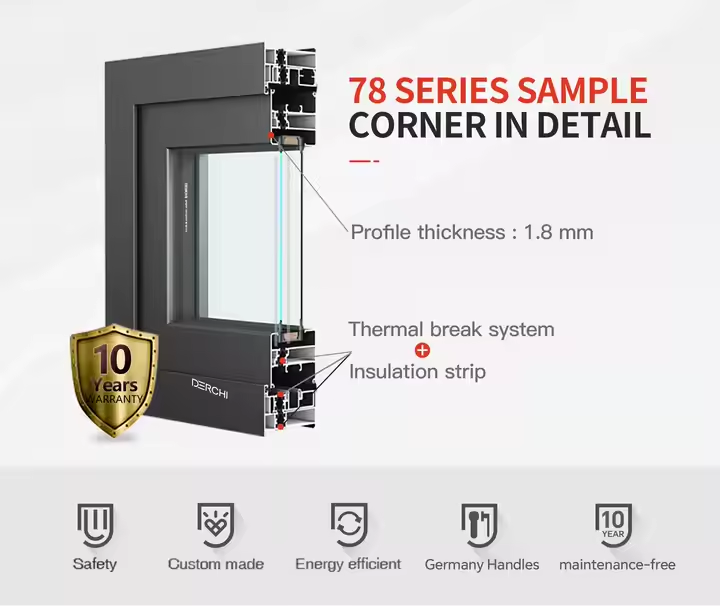 Panoramic Accordion Bifold Door Balcony Partition Folding Door Aluminum Sliding Folding Patio Door