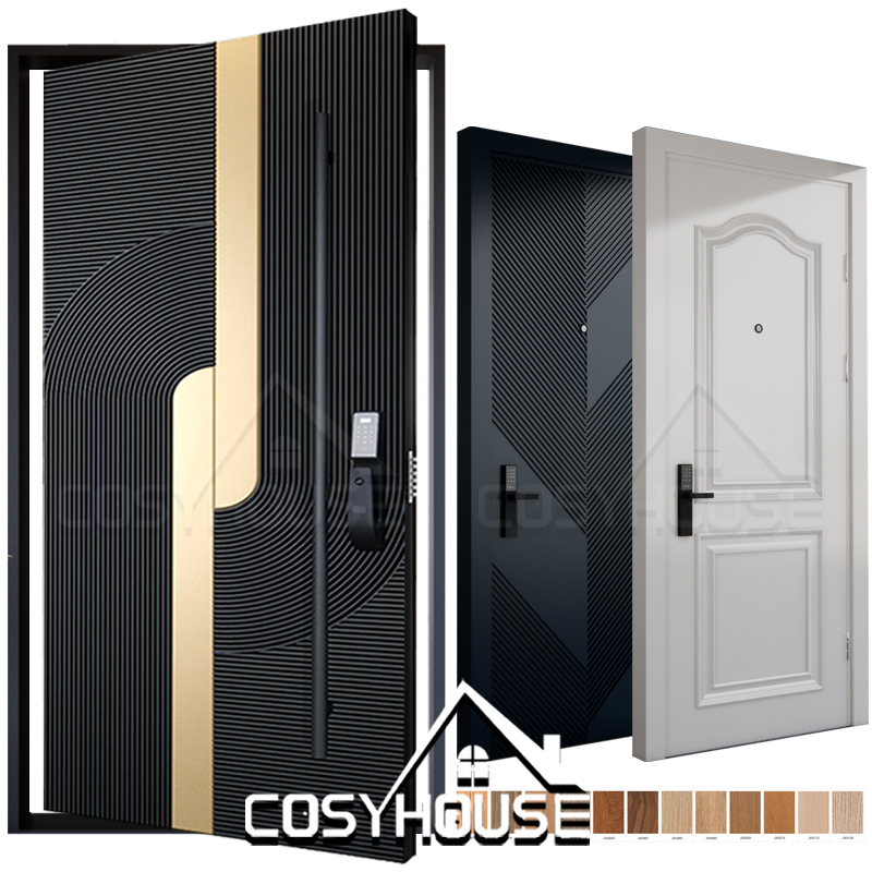 Custom Modern Aluminum Exterior Door Luxury Pivot Entrance Door for Villa and High End House