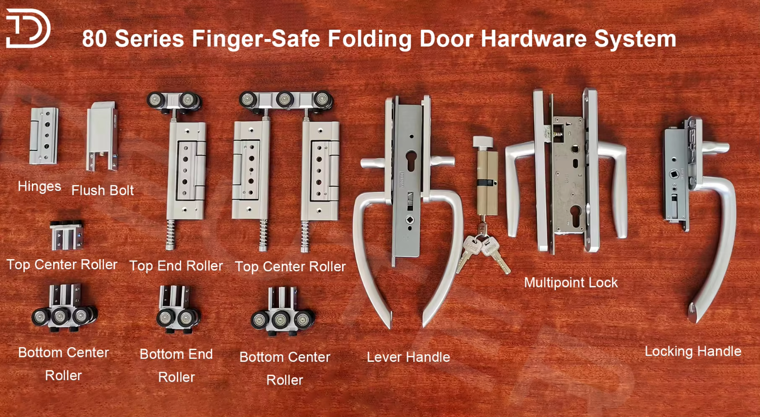 Waterproof Aluminum Accordion Folding Door Technical Profile