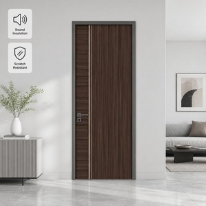 Custom Aluminum Clad Wood Doors Waterproof Fireproof and Soundproof with Composite Panel