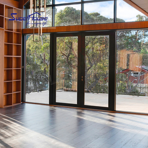Black Aluminum Thermal Break French Door
