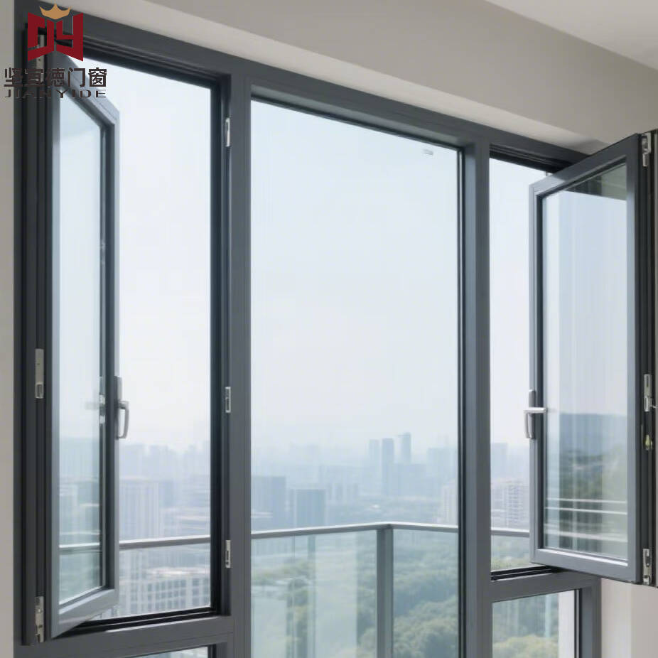 Direct From Factory: Aluminum Casement Windows with Inward/Outward Opening & Tilt-In Option
