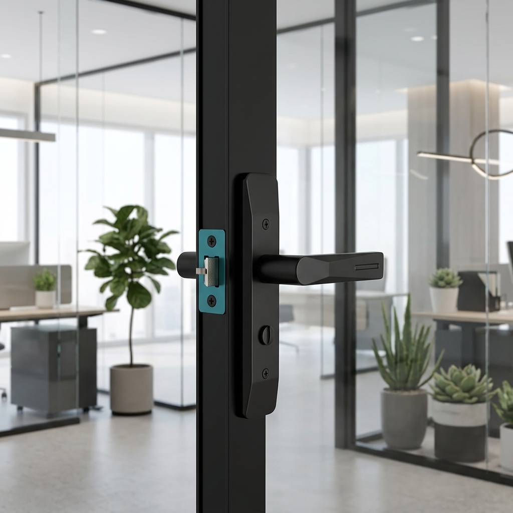 Modern Design Aluminum Moisture Proof Privacy Glass House Indoor Bathroom Door