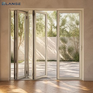 LANGE Modern Aluminum Folding Sliding Patio Doors